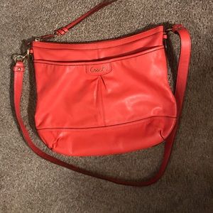 Coral Crossbody coach bag